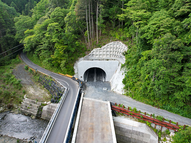 県道徳山本郷線道路改良(市ヶ原トンネル)工事(JV)